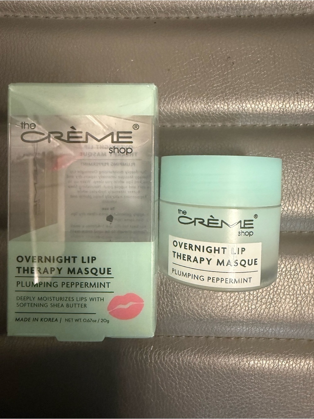 The Crème Shop Overnight Lip Therapy Masque Lip Mask Peppermint 0.67 oz